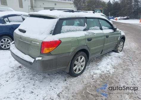 2007 Subaru Outback 2.5I из США, поврежденный, VIN 4S4BP61C477339907